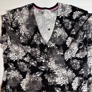 Isaac Mizrahi Live Flower Cardigan New Size L